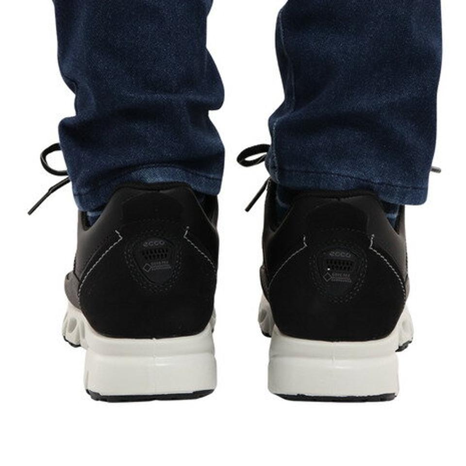 エコー（ecco）（レディース）スニーカー 黒 レディース マルチベント MULTI-VENT WOMENS LEATHER SNEAKER 88012301001 カジュアル レザー 通勤 通学 オフィス