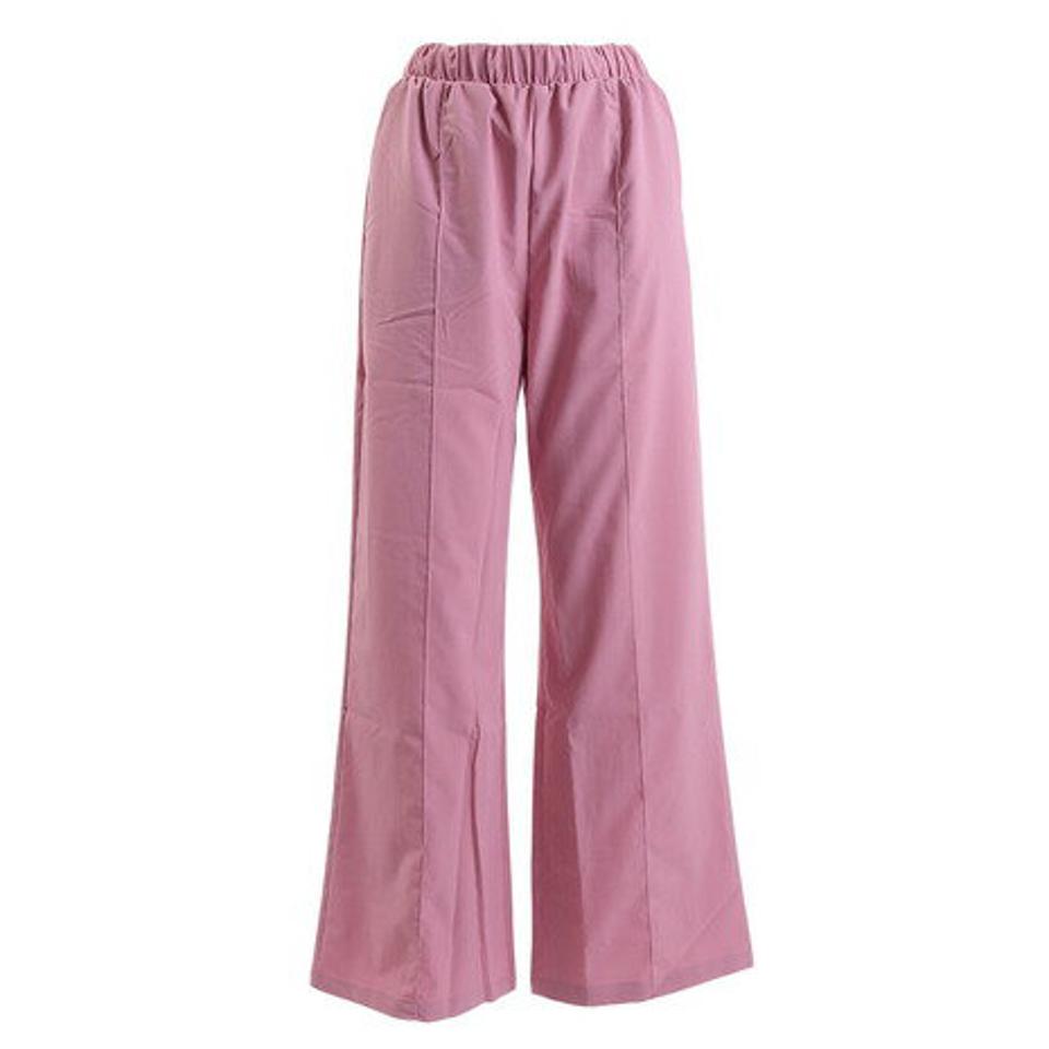 【10%OFFクーポン 3/23まで】リアルストーン(RealStone)(レディース)ロングワイドパンツ RS-N016PP-DSPI