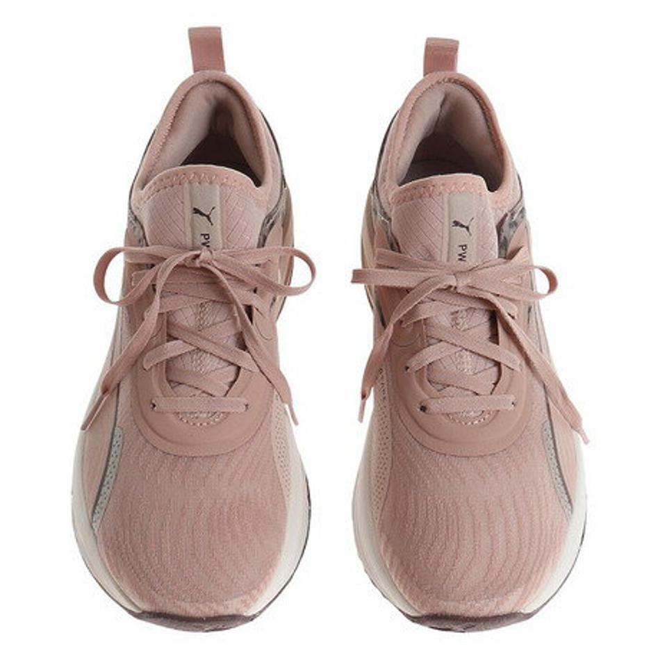 【6/5 24h限定 エントリー＆対象4店舗買い回りで最大P10倍！】プーマ（PUMA）（レディース）スニーカー ピンク レディース PWR XX ニトロ サファリグラム 37698002 スタジオシューズ トレーニング カジュアル レースアップ