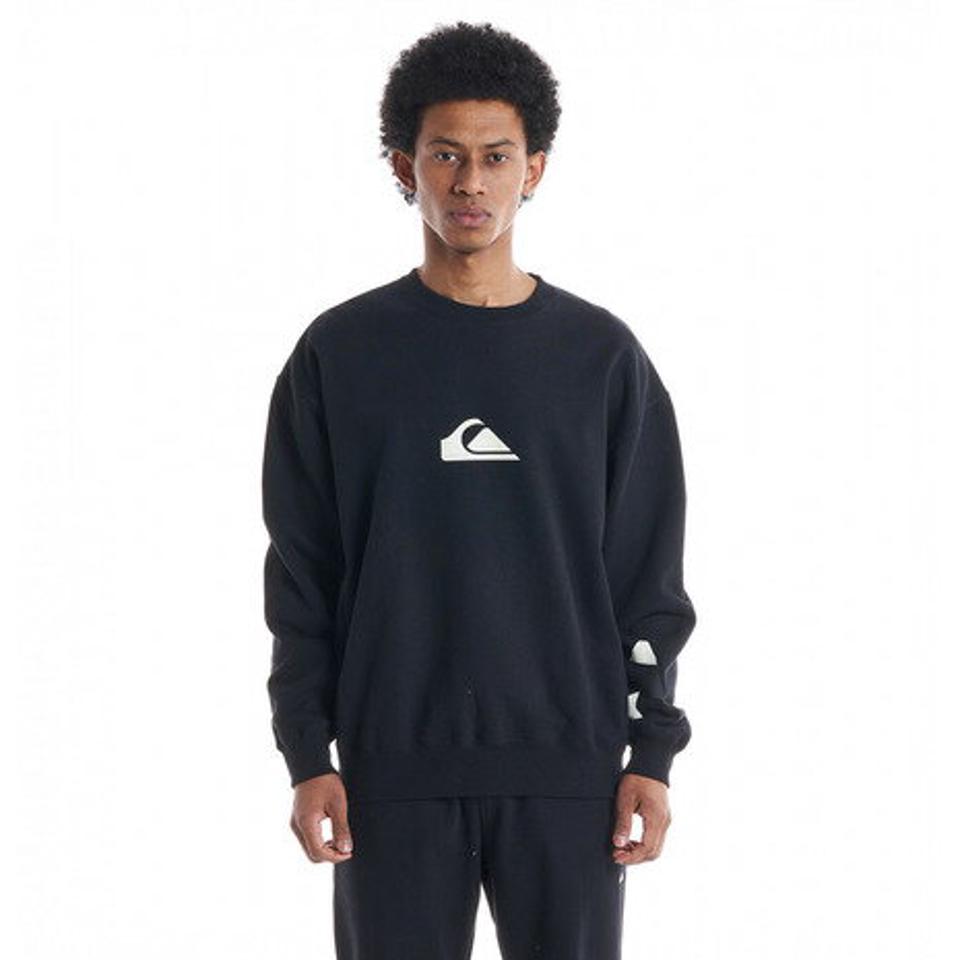 【20％OFFクーポン対象！6/11まで】クイックシルバー（Quiksilver）（メンズ）KANOA THREE CREW SWEAT 22FW QPO224151 BLK