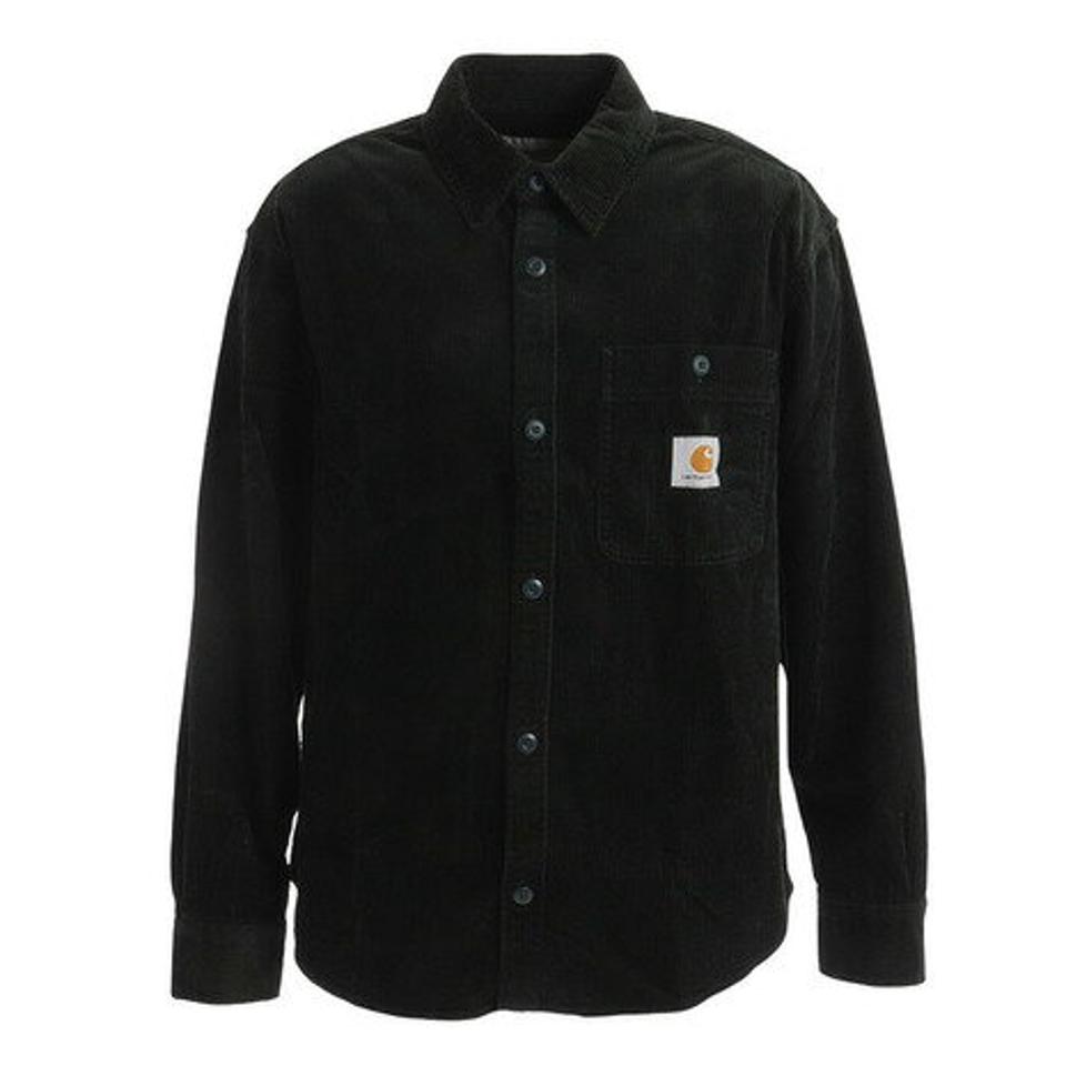 カーハート（CARHARTT）（メンズ）ロングスリーブ FLINT シャツ Dark I0294420WE0222FW