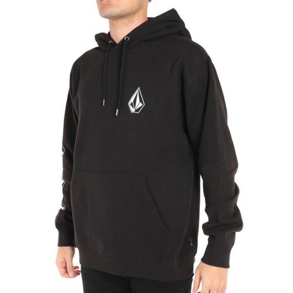 【15%OFFクーポン対象！4/25まで】ボルコム（Volcom）（メンズ）パーカー メンズ ICONIC STONE PULLOVER HOODIE BLACK 22 A4132215 BLK