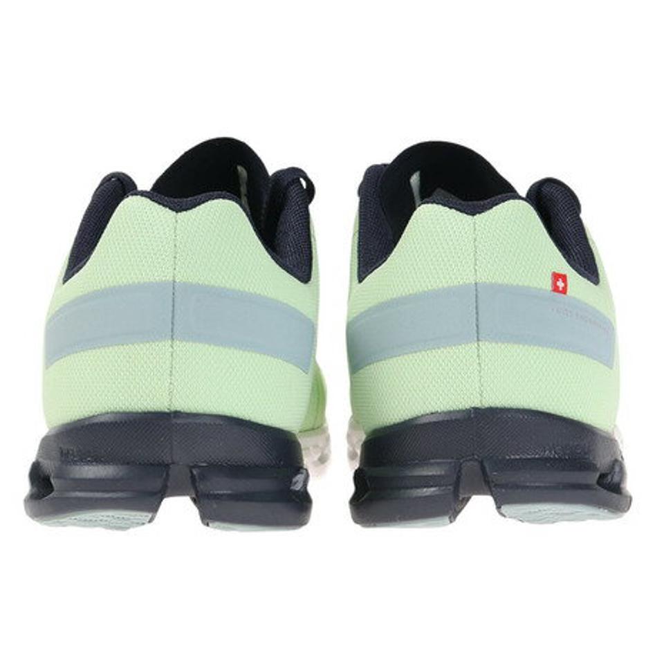 【10%OFFクーポン 2/16まで】オン（On）（メンズ）ランニングシューズ クラウドフロー Cloudflow グリーン ホワイト 35.98687 M スニーカー ローカット 軽量 ジョギング トレーニング