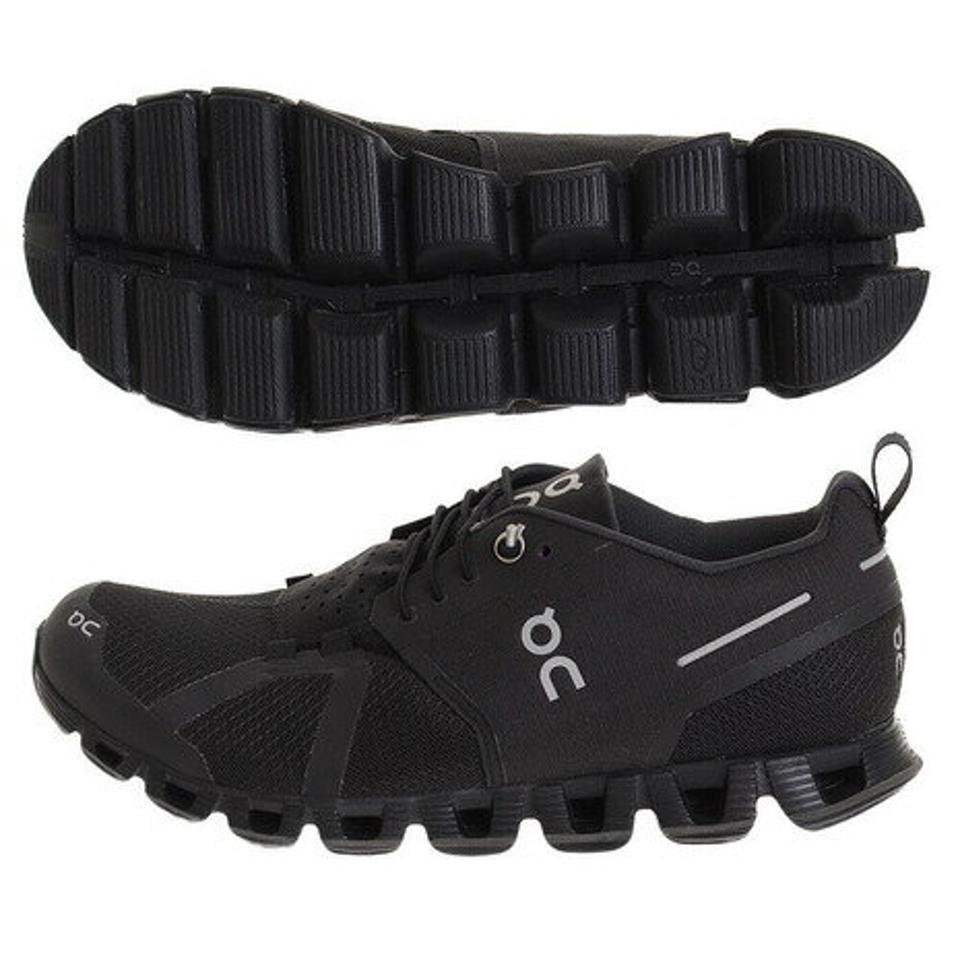 オン（On）（レディース）ランニングシューズ クラウド ウォータープルーフ CLOUD WATERPROOF ブラック 19.99986 W スニーカー 防水 ジョギング 旅行 雨