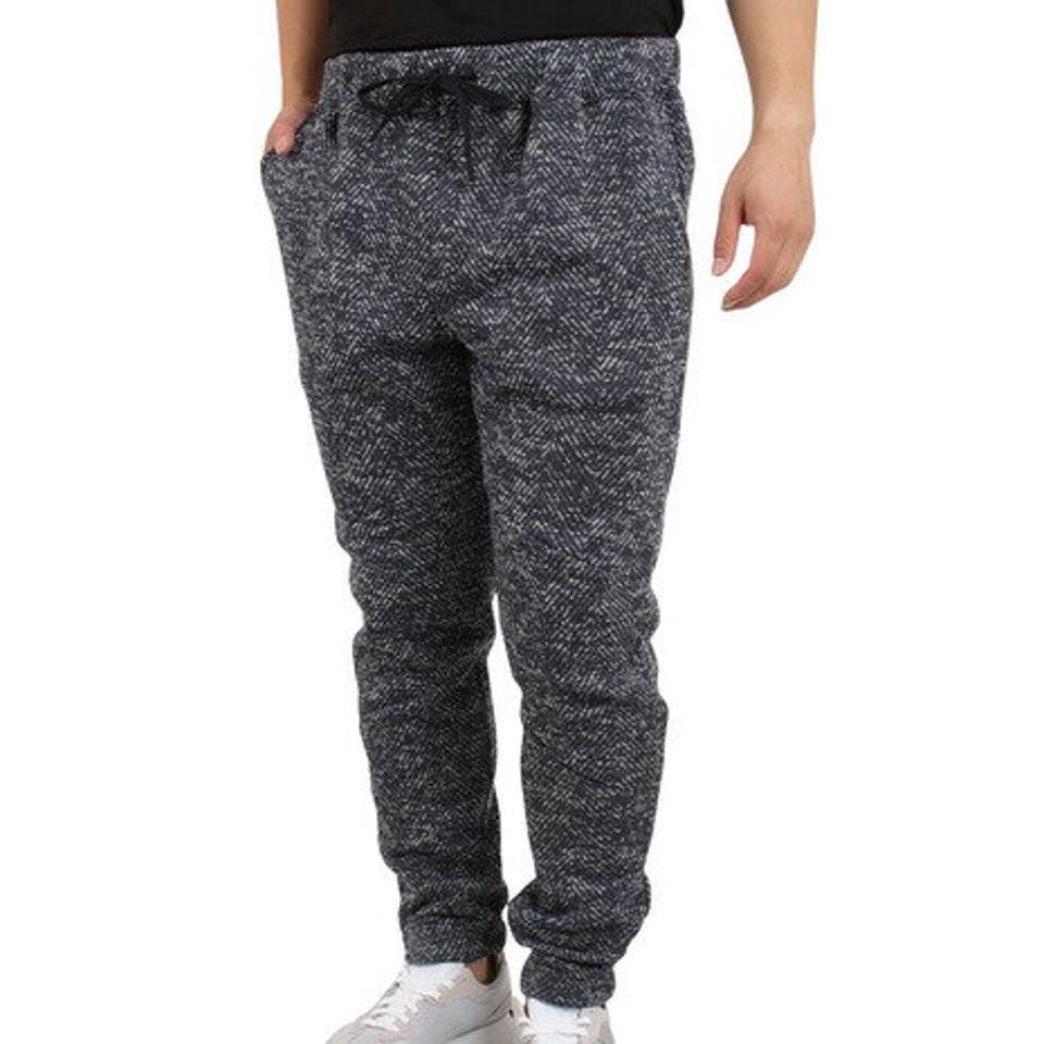 【スポーツデー エントリーでP5倍！4/3 9:59迄】エルケクス（ELKEX）（メンズ）ジャカードニットパンツ EKM2FA0002 NVY