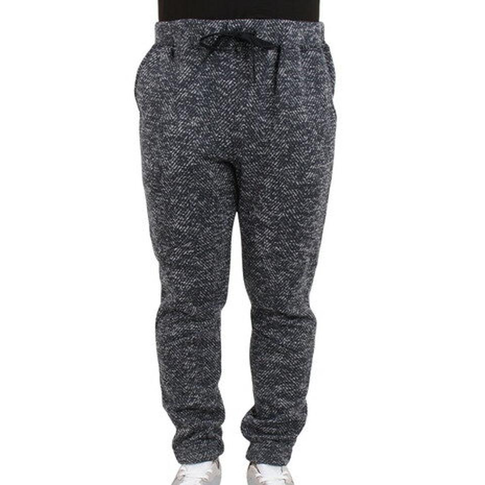 【スポーツデー エントリーでP5倍！4/3 9:59迄】エルケクス（ELKEX）（メンズ）ジャカードニットパンツ EKM2FA0002 NVY