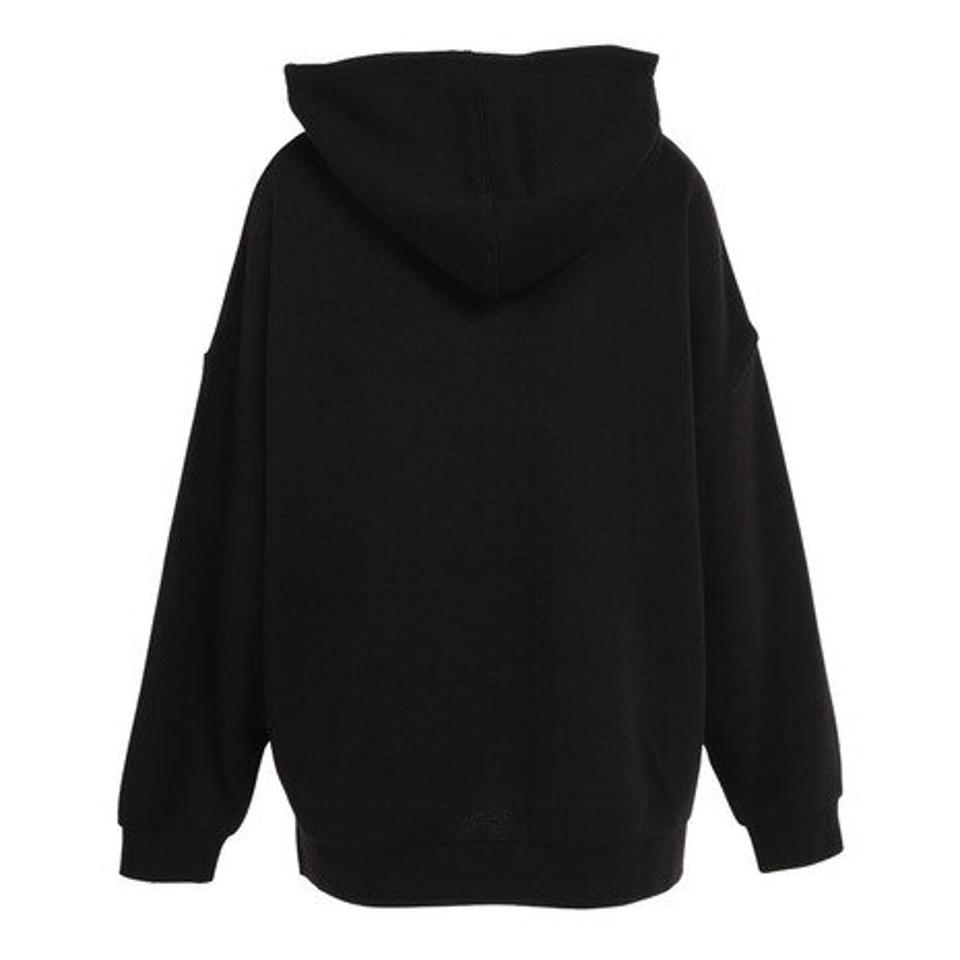 エルケクス（ELKEX）（レディース）ルーズフィット スウエットフーディー EKL2FA0008 BLK