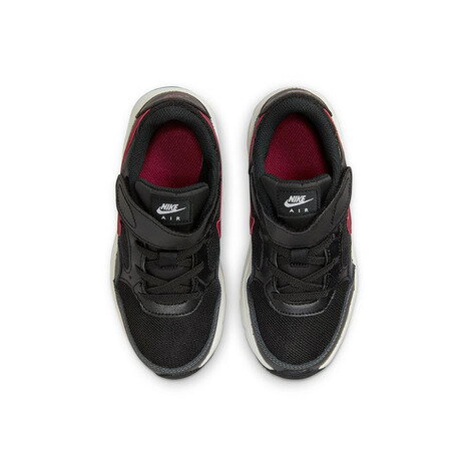 ナイキ（NIKE）（キッズ）ジュニアスニーカー 黒 エア マックス SC PSV ブラック CZ5356-009 スポーツシューズ ベルト付き マジックテープ 通学