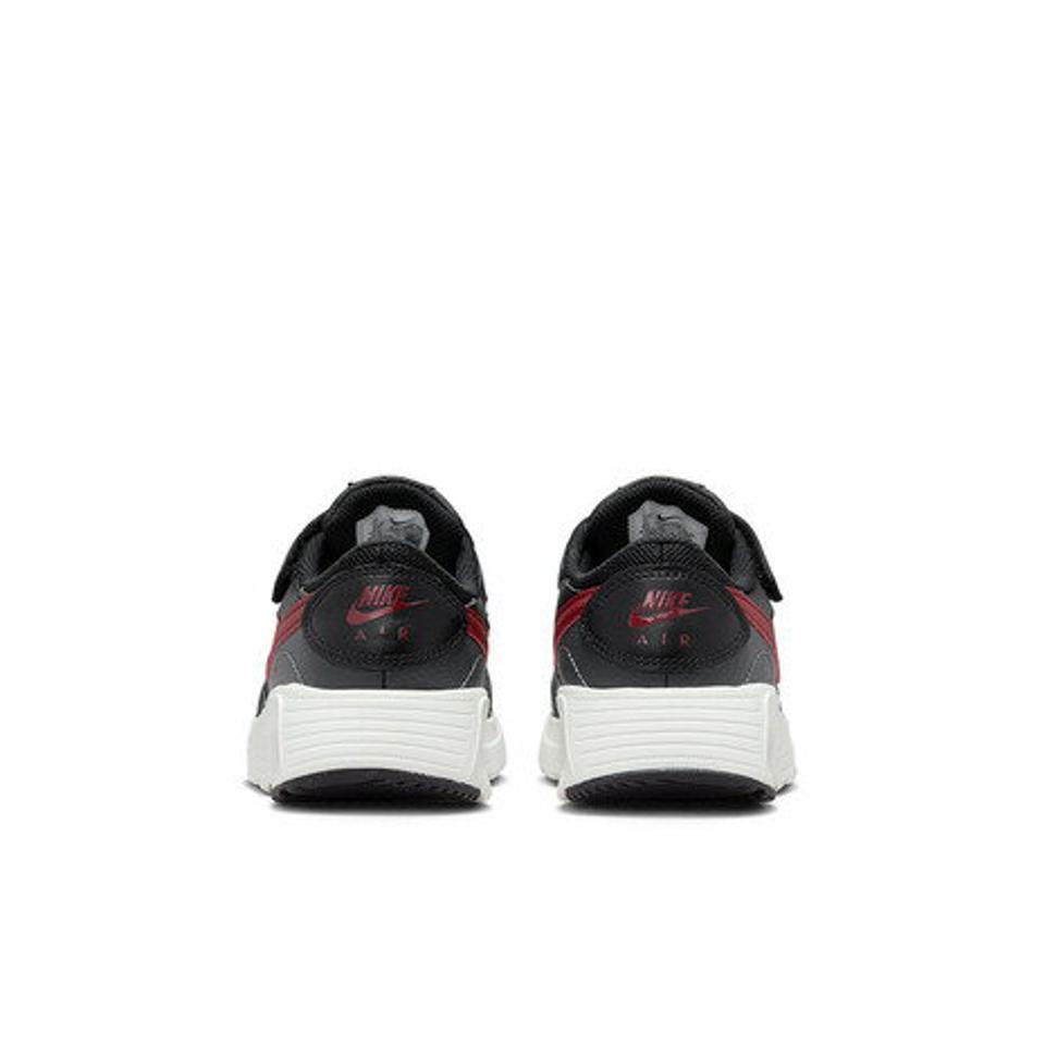 ナイキ（NIKE）（キッズ）ジュニアスニーカー 黒 エア マックス SC PSV ブラック CZ5356-009 スポーツシューズ ベルト付き マジックテープ 通学