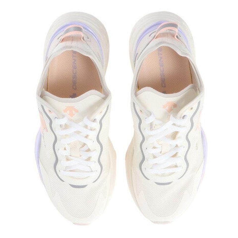 【4/10限定！エントリーで最大100％ポイントバック】デサント（DESCENTE）（レディース）レディース シューズ スニーカー エザナイトシャドー ENERZITE SHADOW ベージュ S0313GES81BEG0
