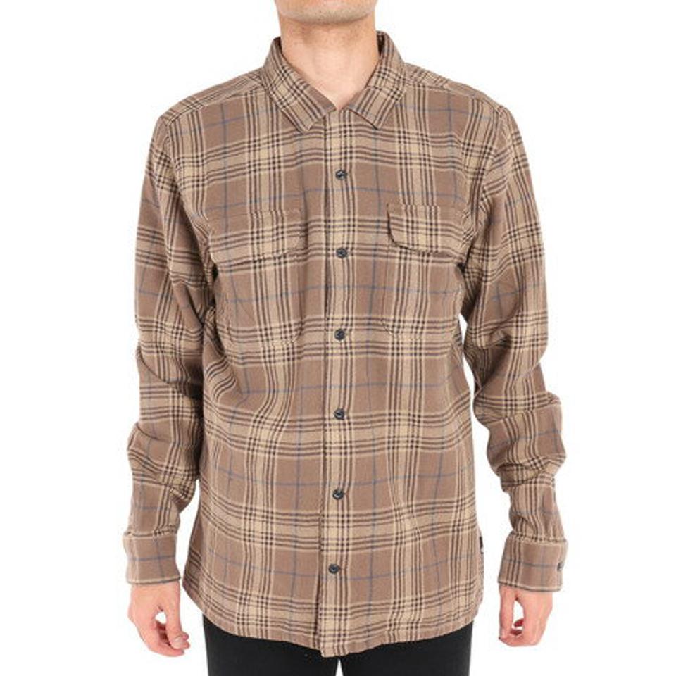 ボルコム（Volcom）（メンズ）SKATE VITALS GRANT TAYLOR LONG SLEEVE SHIRT DARK KHAKI 22 A0512200 DKA