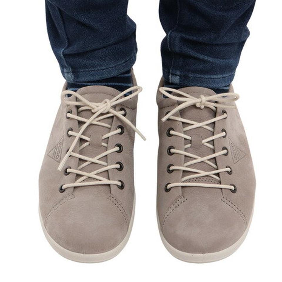 エコー（ecco）（レディース）スニーカー 黒 レディース ソフト 2.0 SOFT 2.0 TIE ブラック 20650356723 カジュアルシューズ レースアップ レザースニーカー