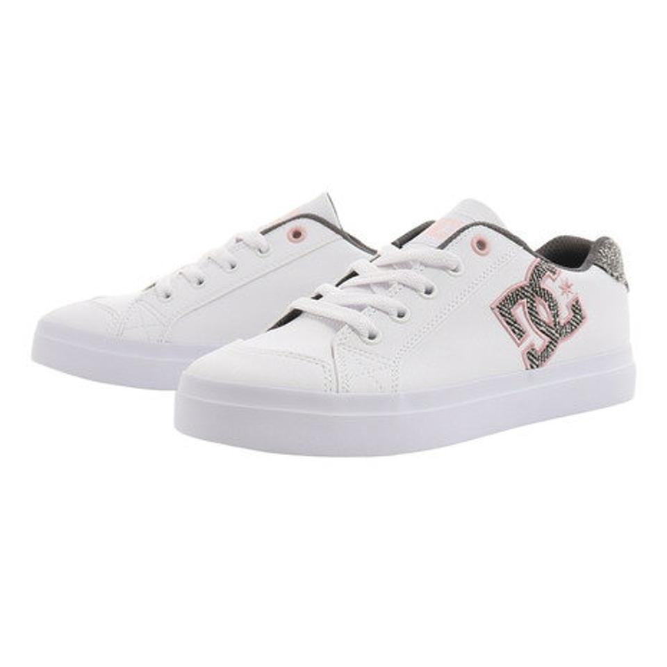 ディーシー・シュー（DC SHOE）（レディース）スニーカー レディース 白 チェルシー プラス SE SN CHELSEA PLUS SE SN ホワイトピンク 22FW DW224007WPS