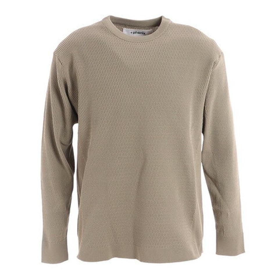 フェニックス(PHENIX)(メンズ)DRY TOUCH KNIT プルオーバー POK-22001 BEIGE