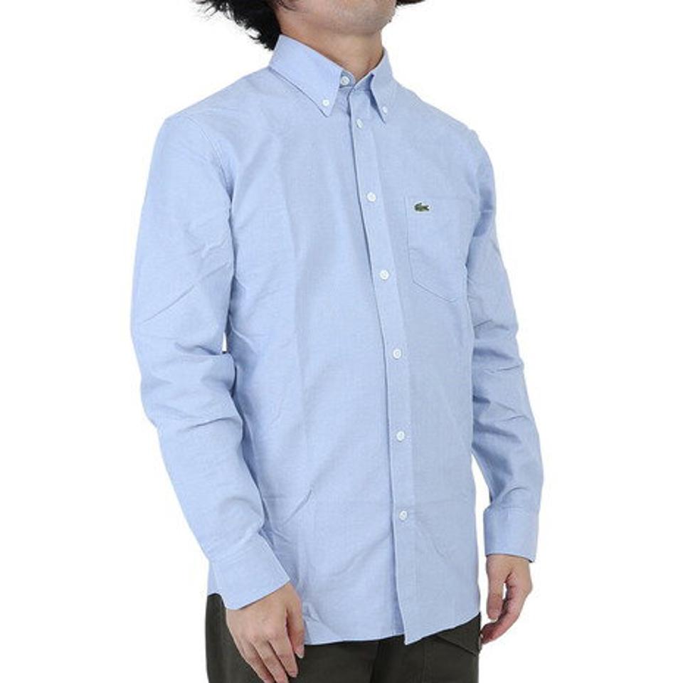 ラコステ（LACOSTE）（メンズ）オックスフォード ボタンダウンシャツ CH8436L-HBP