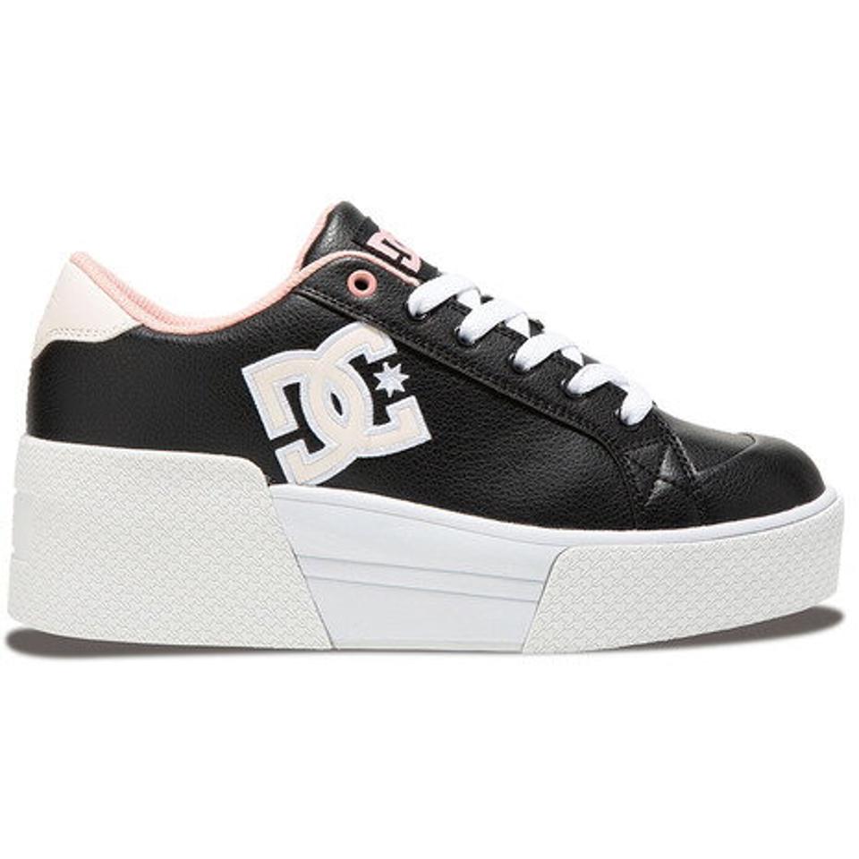 ディーシーシューズ（DC SHOES）（レディース）スニーカー レディース 黒 チェルシー ライト ウエッジ CHELSEA LITE WEDGE 22FWDW224602BPN 厚底