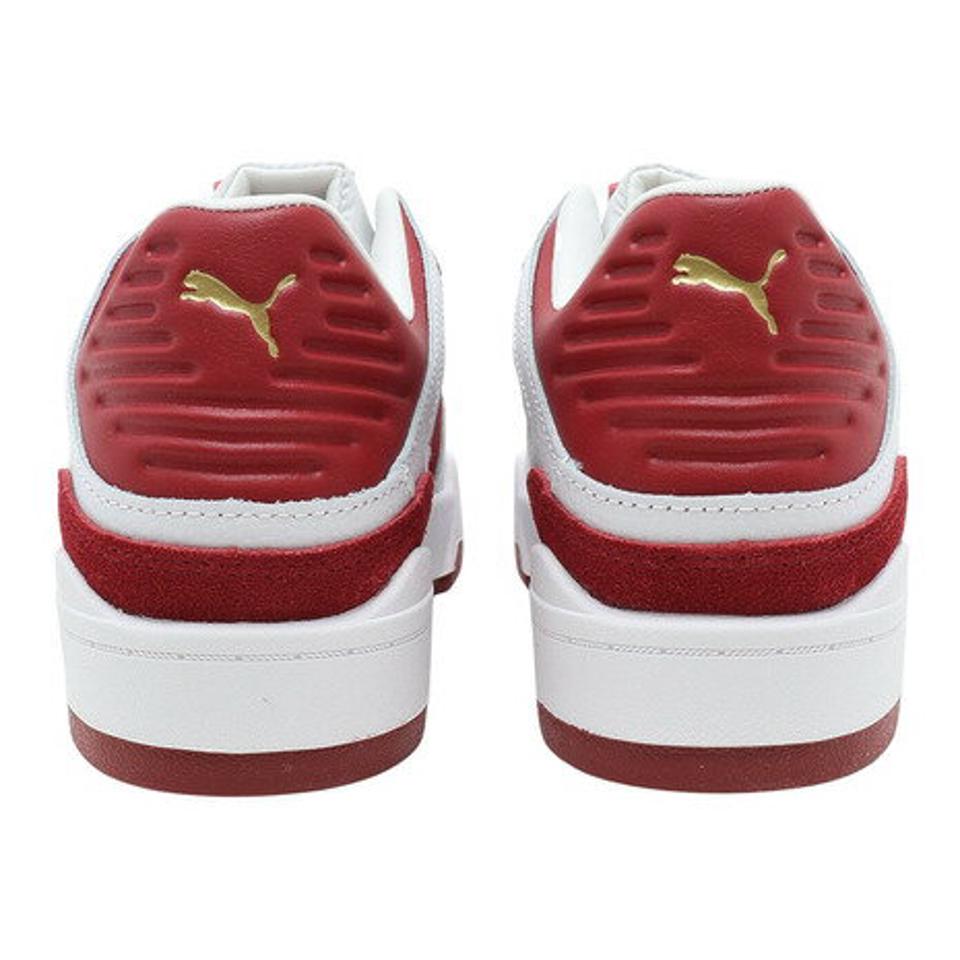 プーマ（PUMA）（メンズ、レディース）スニーカー 白 メンズ レディース スリップストリーム スウェード FS ホワイトレッド 38863402 通勤 通学