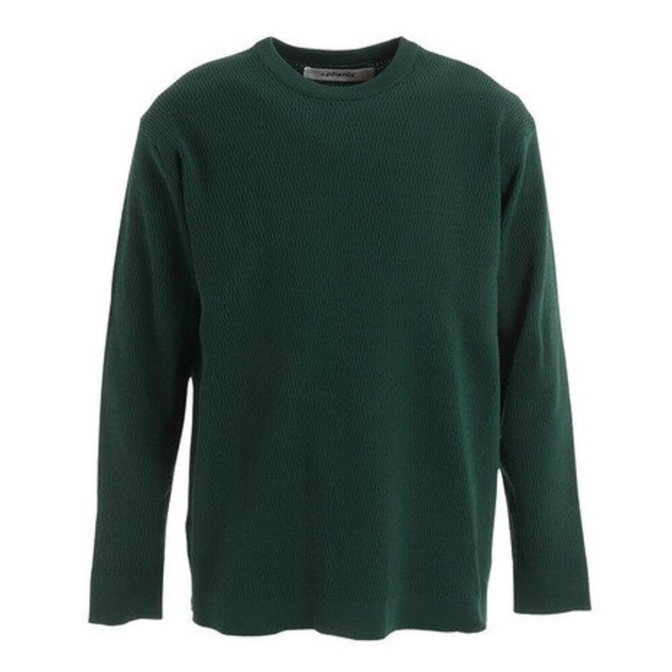 【20%OFFクーポン！15日迄】フェニックス（PHENIX）（メンズ）DRY TOUCH KNIT プルオーバー POK-22001 GREEN