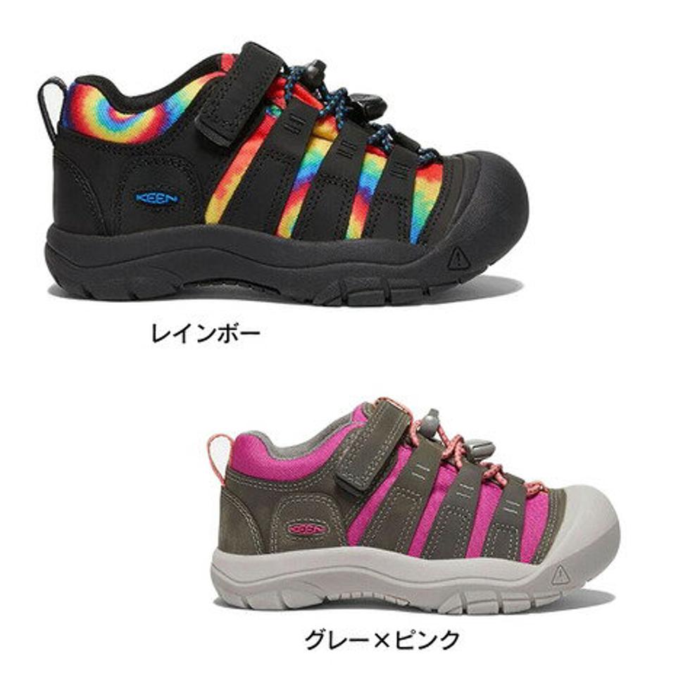 【2点20％OFFクーポン 1/10まで】キーン（KEEN）（キッズ）ジュニア カジュアル シューズ レインボー ニューポート シュー 1025507