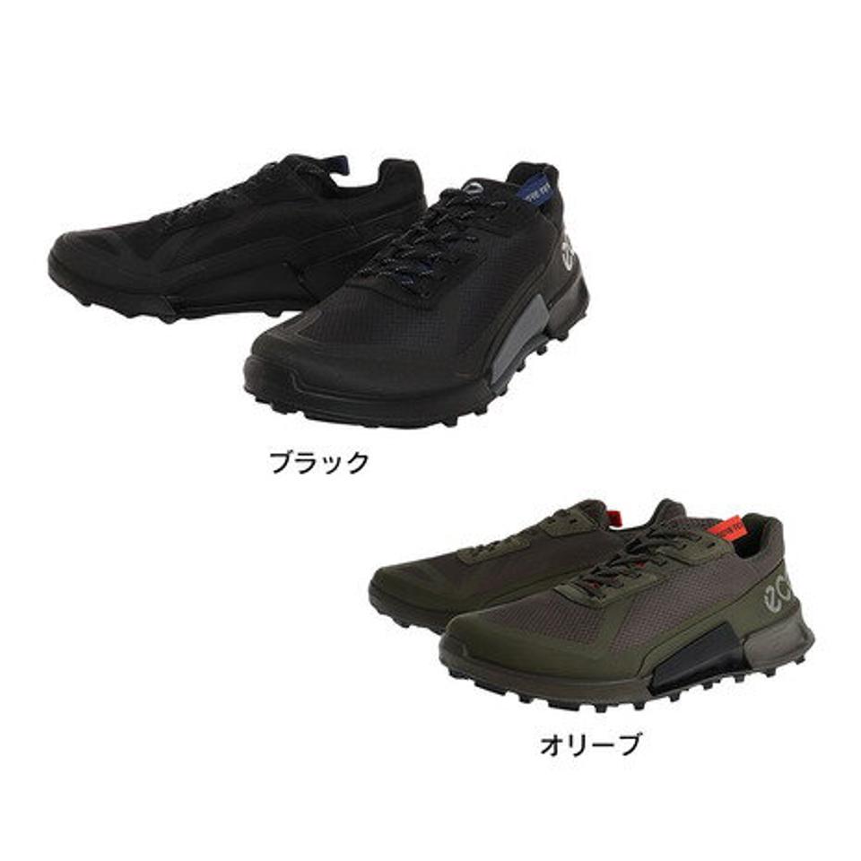 【5/10 24h限定 エントリー＆対象3店舗買い回りで最大P10倍！】エコー（ecco）（メンズ）スニーカー BIOM 2.1 X COUNTRY ブラック オリーブ 82283451052 82283451179 通勤 通学 普段履き ビックロゴ ゴアテックス