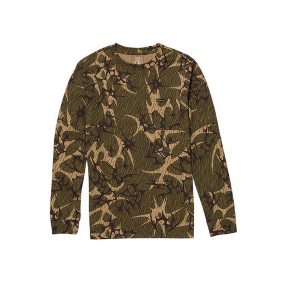 ボルコム（Volcom）（メンズ）PUNCH DAGGER CREW 長袖シャツ 22 A0342201 ARM