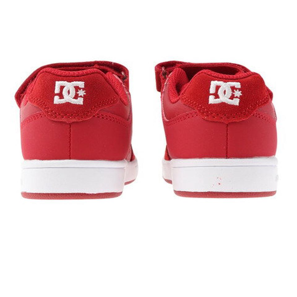 ディーシー・シュー（DC SHOE）（キッズ）ジュニア スニーカー 赤 KS マンティカ 4 KS MANTECA 4 V SN 22FW レッド DK224001WT8