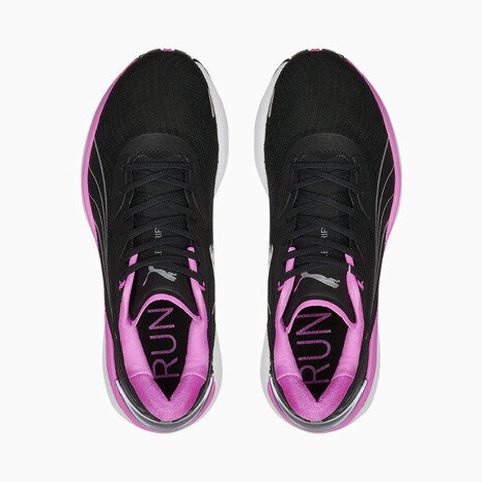 プーマ（PUMA）（レディース）ランニングシューズ レディース 黒 エレクトリファイ ニトロ 2 ブラックパープル 37689802 スニーカー
