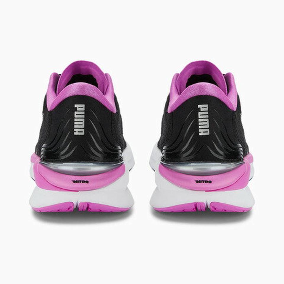 プーマ（PUMA）（レディース）ランニングシューズ レディース 黒 エレクトリファイ ニトロ 2 ブラックパープル 37689802 スニーカー