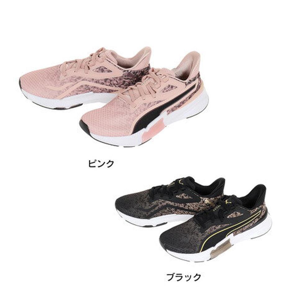 プーマ（PUMA）（レディース） パワーフレーム サファリグラム 376978 フィットネス ジム レディース スニーカー シューズ 室内 運動靴