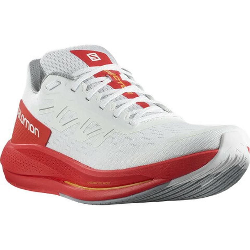 【10%OFFクーポン対象！5/21まで】サロモン（SALOMON）（メンズ）ランニングシューズ メンズ 白 スペクター SPECTUR ホワイトレッド L41749000 スニーカー ジョギングシューズ