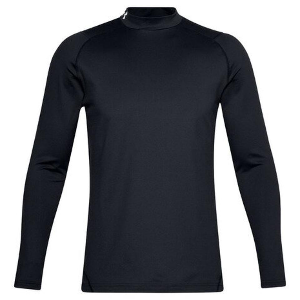 アンダーアーマー（UNDER ARMOUR）（メンズ）コールドギアインフラレッド フィッティド ロングスリーブ モック 1356663 BLK/BLK/HGY GO