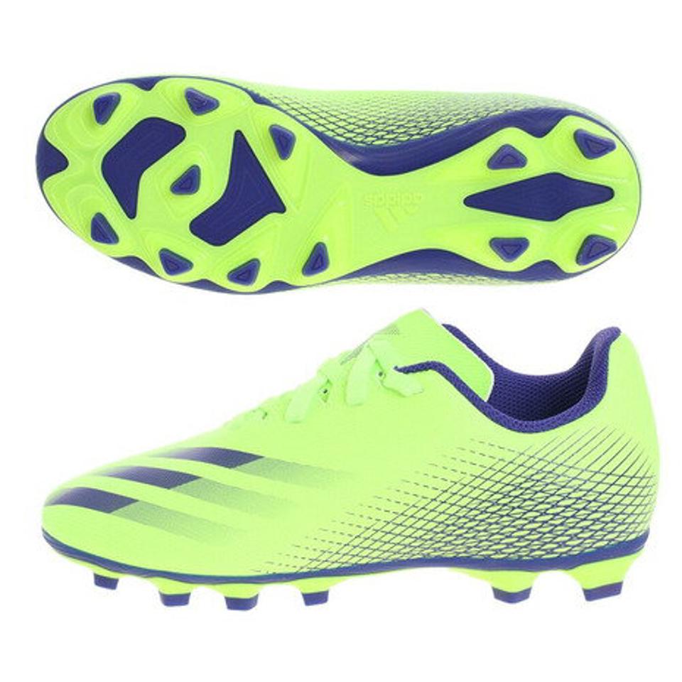 アディダス（adidas）（キッズ）ジュニアサッカースパイク エックスゴースト.4 AI1 J HG FG AG EG8220 サッカーシューズ