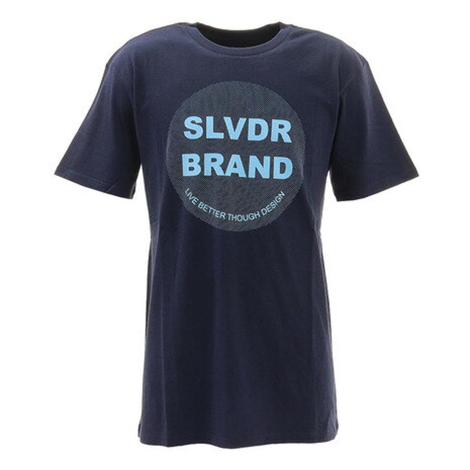 サルバドール（SLVDR）（メンズ）SLVDR DOT 半袖Tシャツ SD35JA39 NAV