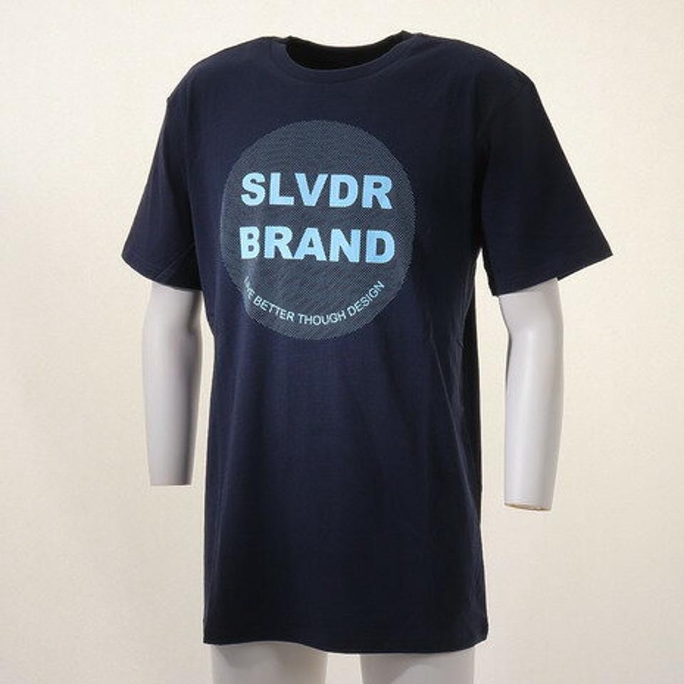 サルバドール（SLVDR）（メンズ）SLVDR DOT 半袖Tシャツ SD35JA39 NAV