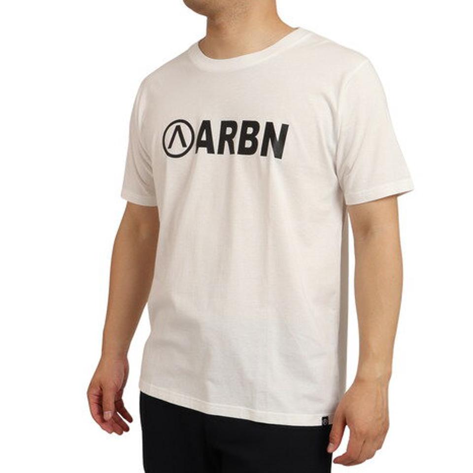 エアボーン（ARBN）（メンズ）Tシャツ メンズ 半袖 ロゴ SSAIRB-O002WHT/BLK カットソー