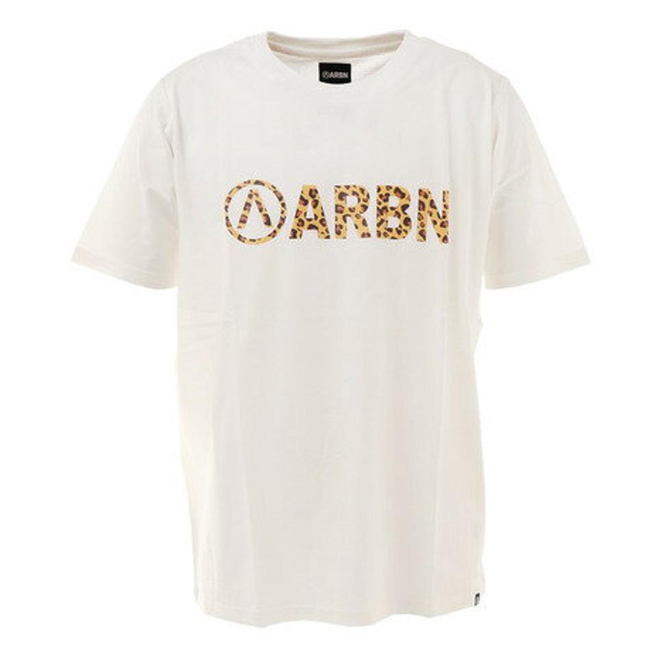 エアボーン(ARBN)(メンズ)Tシャツ メンズ 半袖 プリント SSAIRB-O001WHT/BEG カットソー