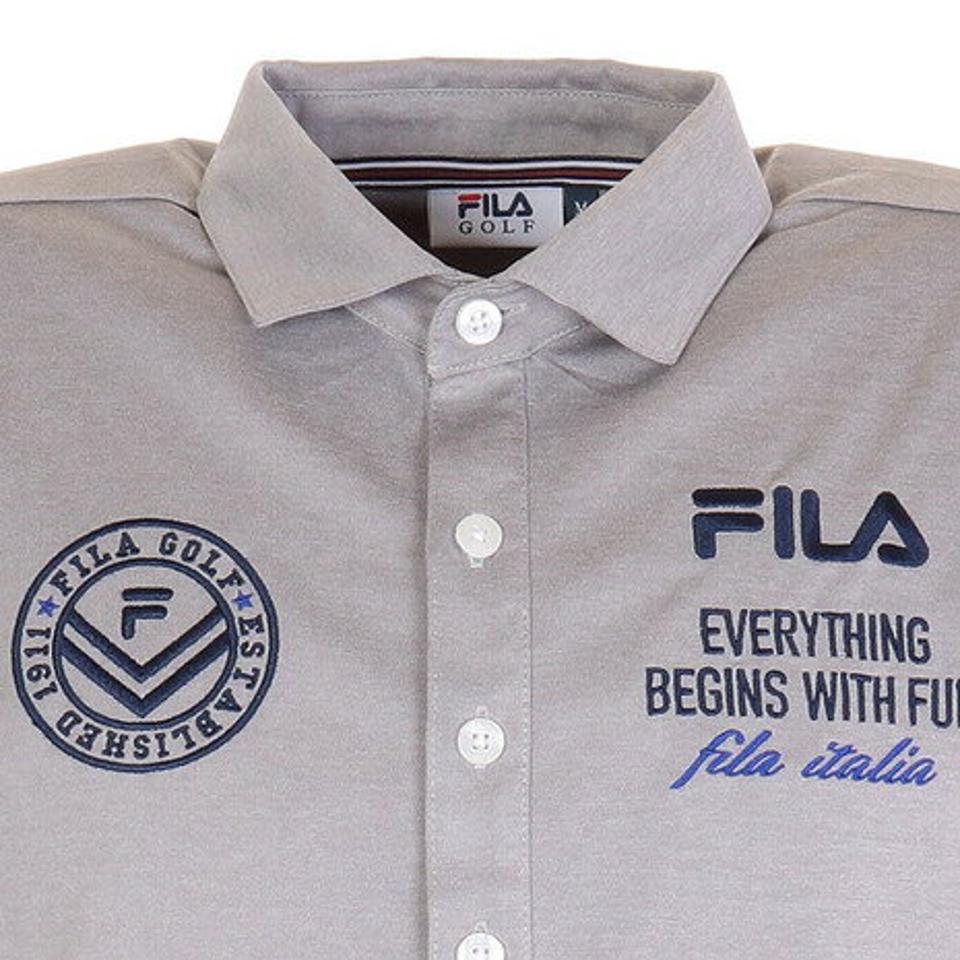 フィラ（FILA）（メンズ）ゴルフウェア 半袖シャツ 780600X -GY