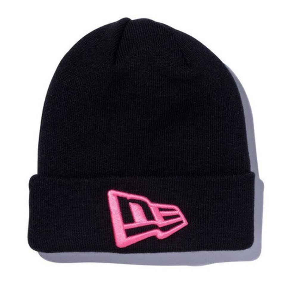 ニューエラ（NEW ERA）（メンズ、レディース）ニット帽 ベーシック カフニット フラッグロゴ 12540551
