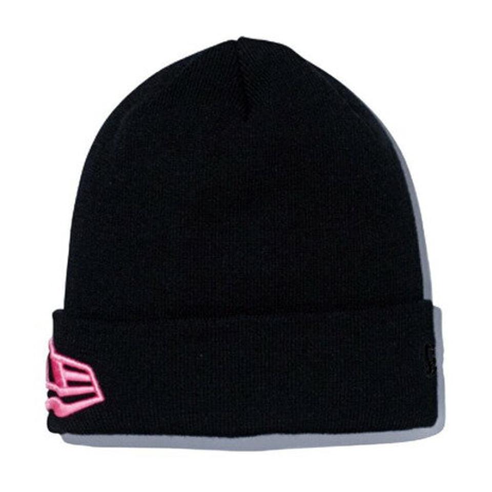 ニューエラ（NEW ERA）（メンズ、レディース）ニット帽 ベーシック カフニット フラッグロゴ 12540551