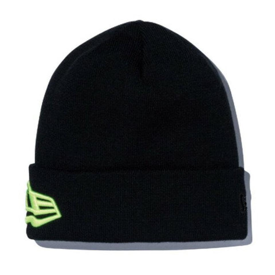 ニューエラ（NEW ERA）（メンズ、レディース）ニット帽 ベーシック カフニット フラッグロゴ 12540550