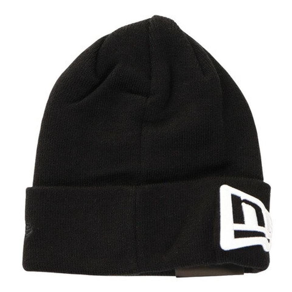 ニューエラ（NEW ERA）（メンズ）ニット帽 防寒 ベーシック カフニット フラッグロゴ 12540548