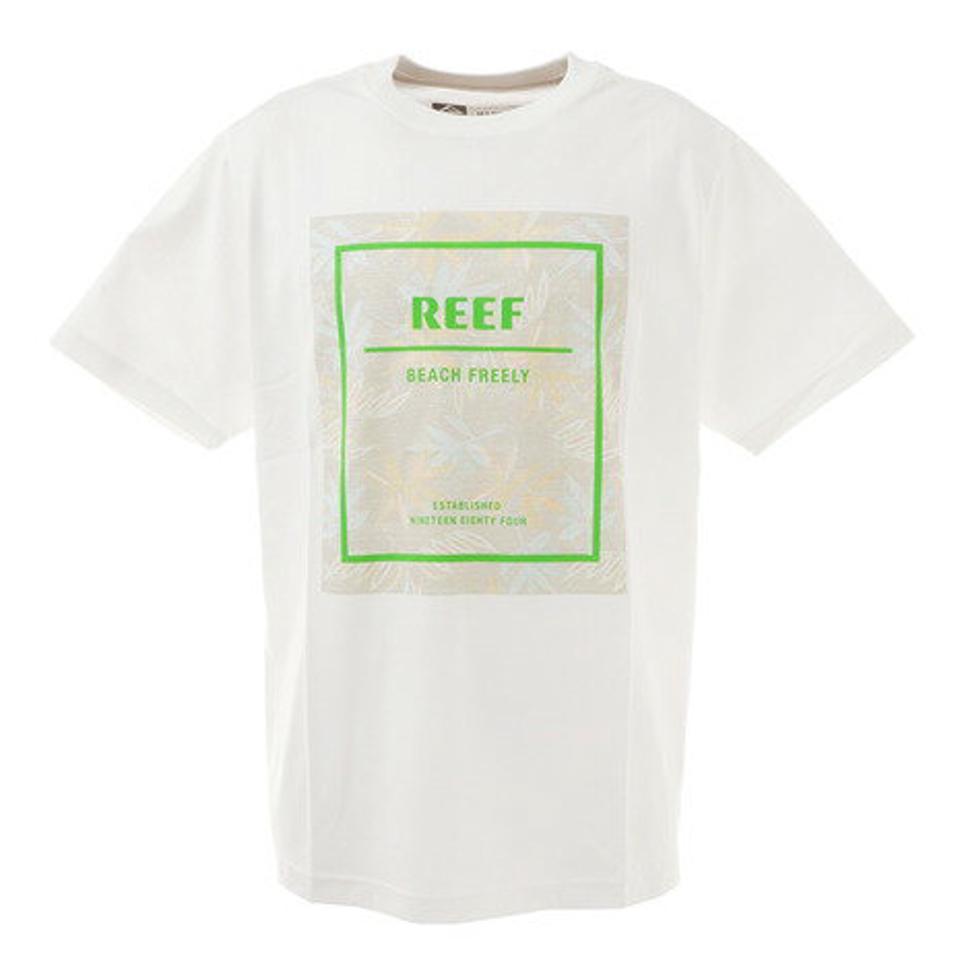 リーフ（REEF）（メンズ）Tシャツ メンズ 半袖 BOTANICAL RF20SP-1004SS-WH/GN カットソー
