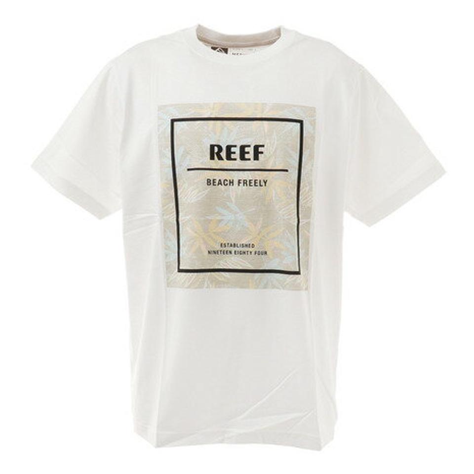 リーフ（REEF）（メンズ）Tシャツ メンズ 半袖 BOTANICAL RF20SP-1004SS-WH/BK カットソー