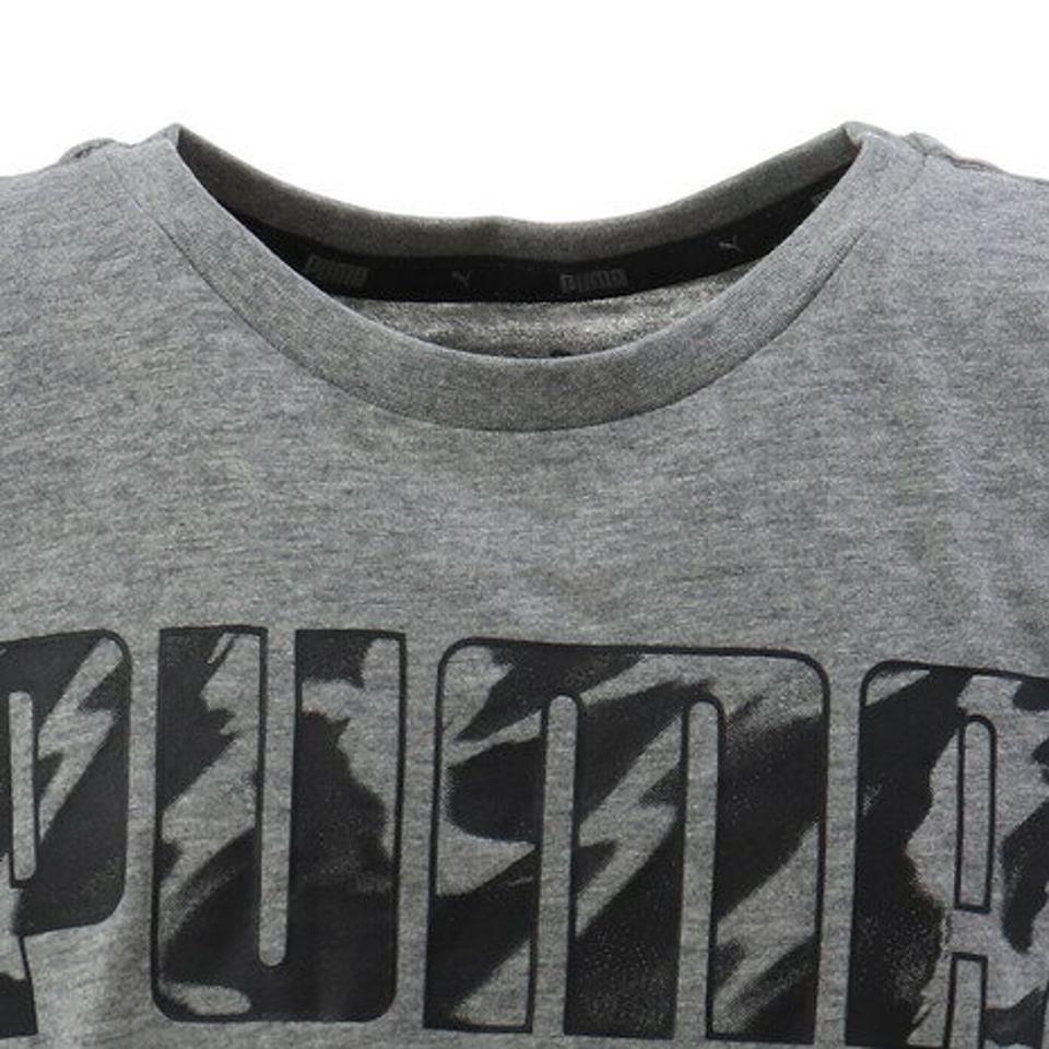 プーマ（PUMA）（キッズ）Tシャツ 半袖 ジュニア KA 582694-53-GRY オンライン価格