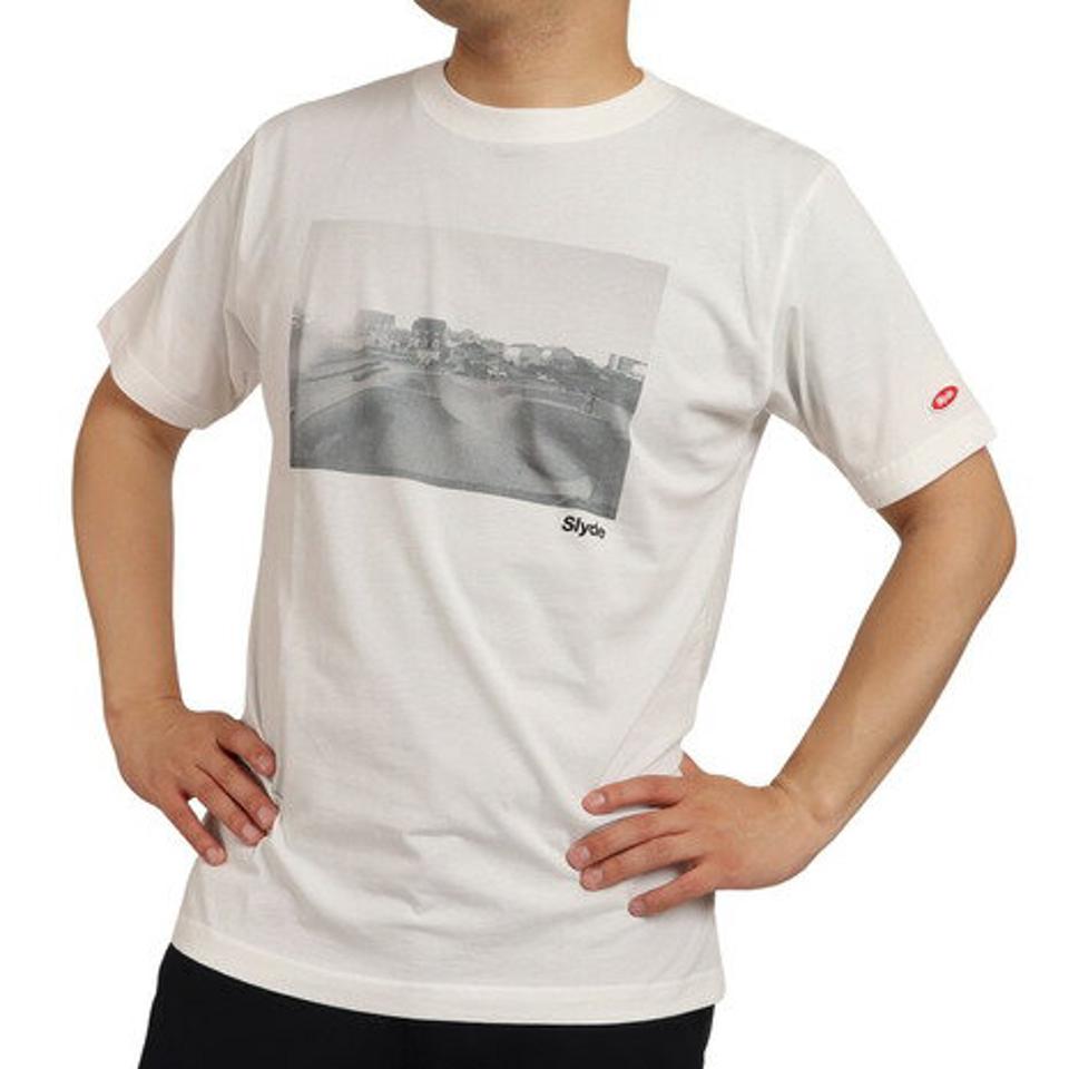 スライド（SLYDE）（メンズ）Tシャツ メンズ 半袖 PHOTO sl202005137-WHT カットソー