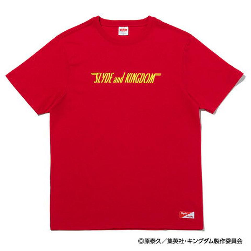 スライド（SLYDE）（メンズ）キングダム オリジナル ロゴ 半袖Tシャツ SL-KINGDOM111-red