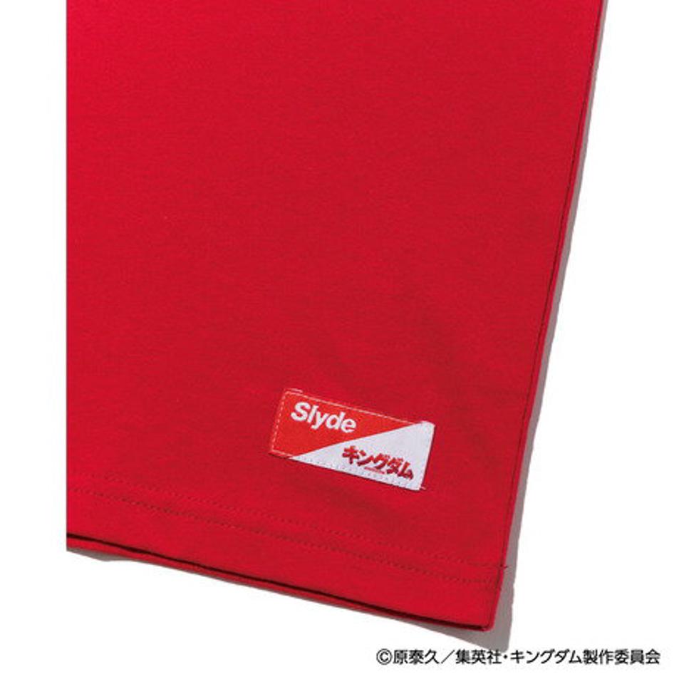 スライド（SLYDE）（メンズ）キングダム オリジナル ロゴ 半袖Tシャツ SL-KINGDOM111-red