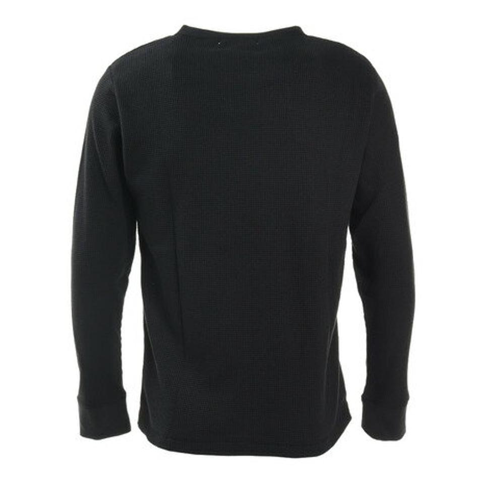 エーシーピージー（ACPG）（メンズ）ワッフルクルーネックTシャツ 871PA0ES7061BLK 長袖 オンライン価格