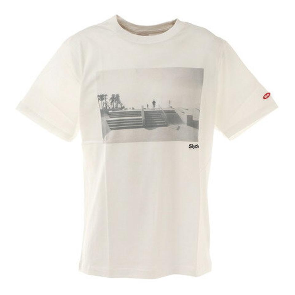 スライド（SLYDE）（メンズ）Tシャツ メンズ 半袖 PHOTO sl202005134-WHT カットソー