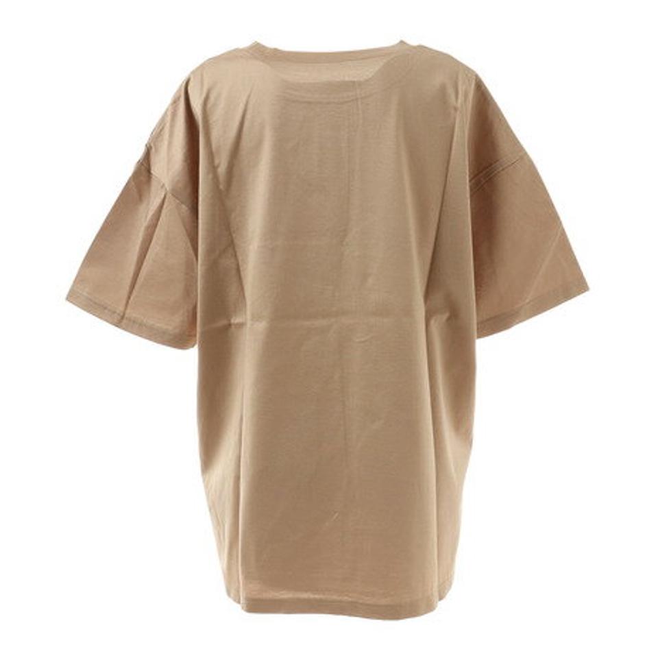 クローバーリーフ（LOVERS' LANE 45）（レディース）Tシャツ レディース 半袖 プリントビッグTシャツ 02800447-BEG